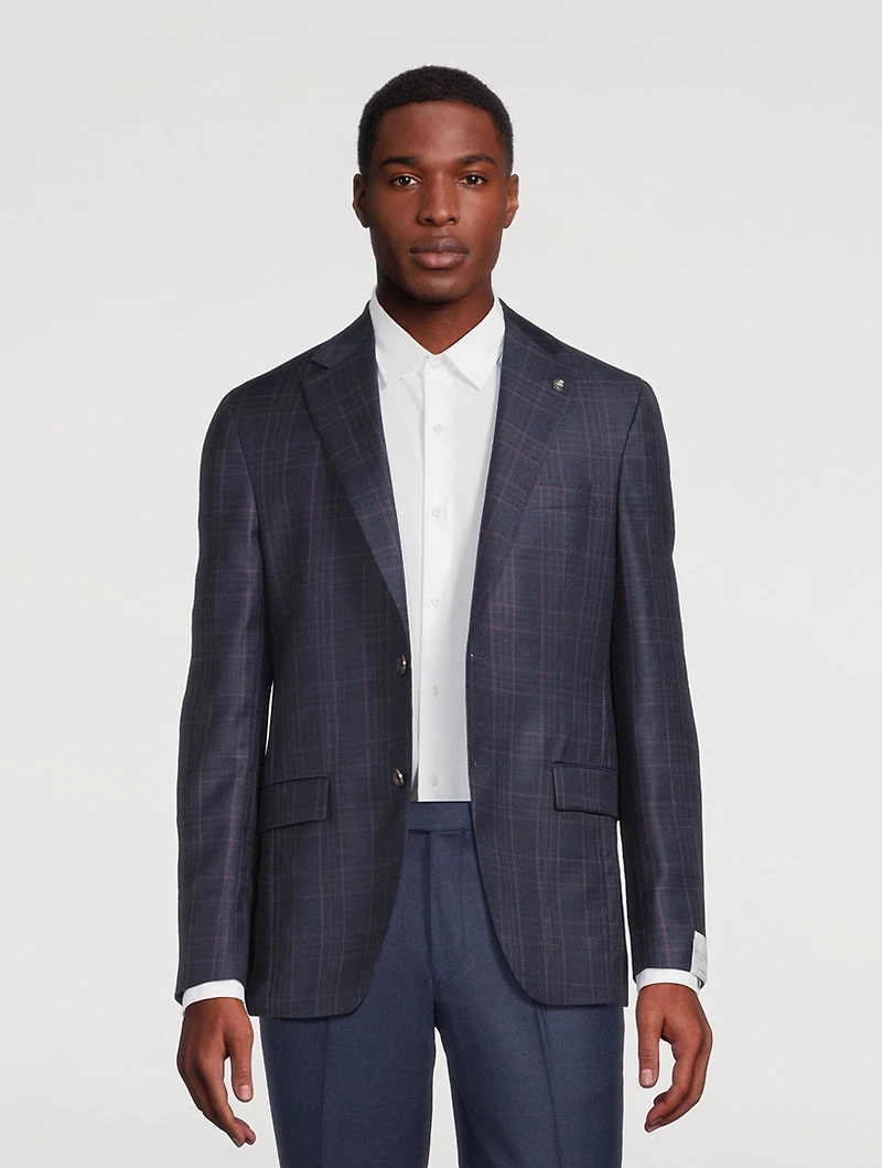 Midland Wool Plaid Jacket