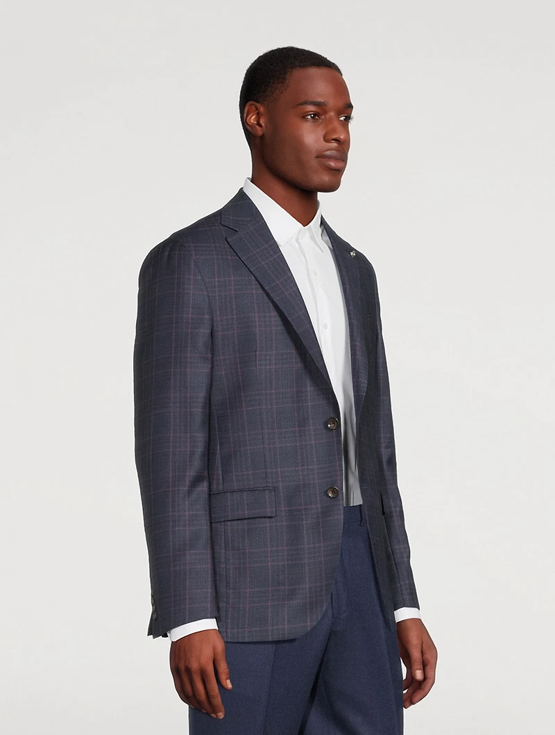Midland Wool Plaid Jacket