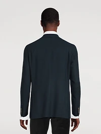Hampton Textured Stretch Wool Jacket