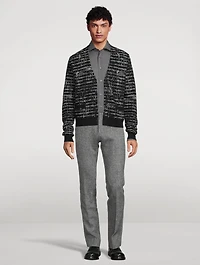 Alfonzo Cotton Shirt Geometric Print