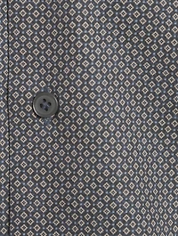 Alfonzo Cotton Shirt Geometric Print