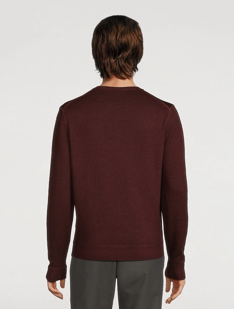Bertona Wool Crewneck Sweater