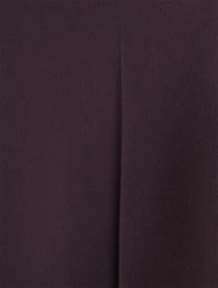 Crepe Bootcut Trousers