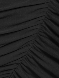 Crepe Jersey Draped Gown