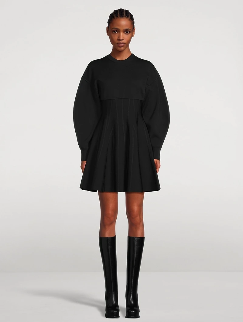 Corset Knit Mini Dress