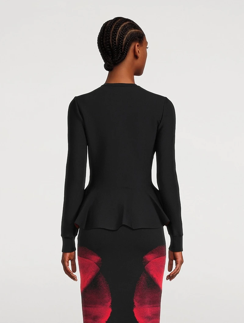 Ethereal Orchid Jacquard Cardigan