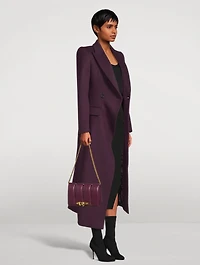 Draped Wool Coat