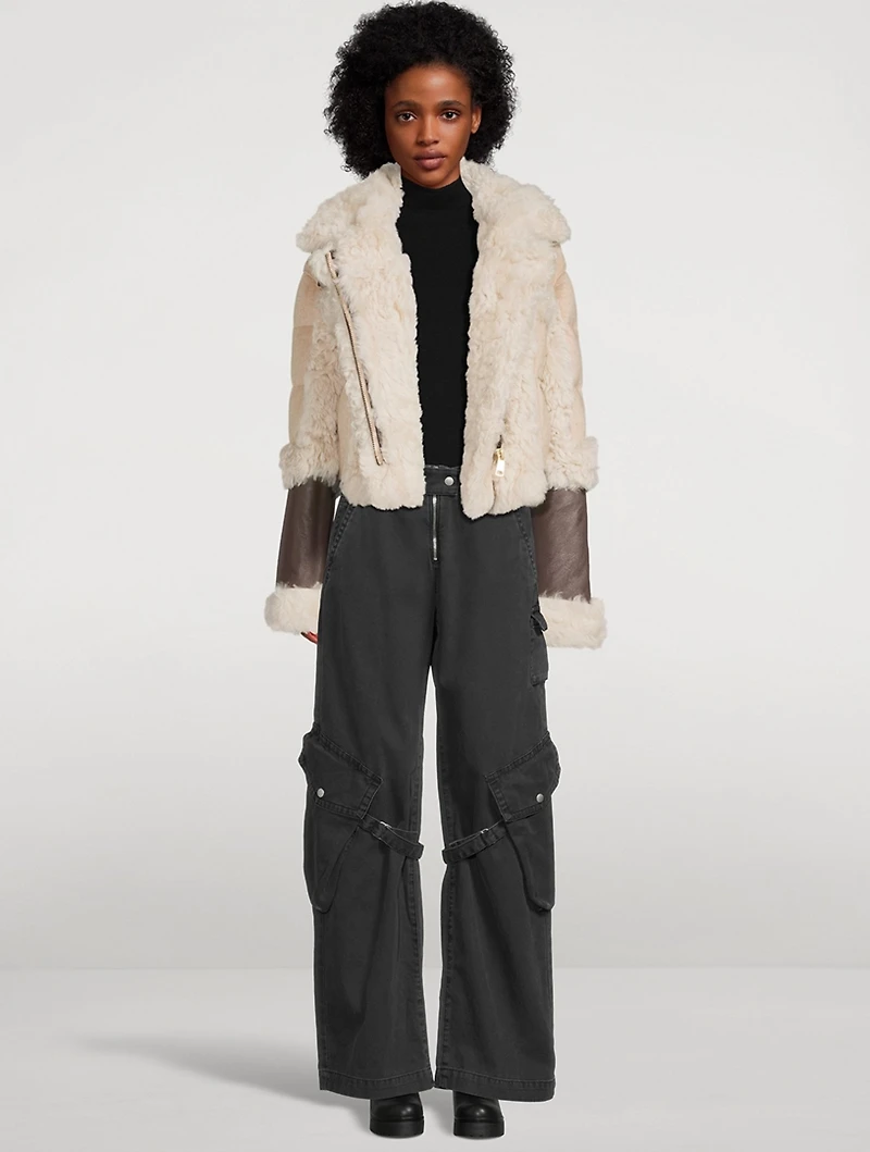 Montana Cashmere Shearling Down Jacket
