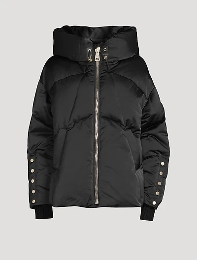 Montague Down Satin Puffer Jacket