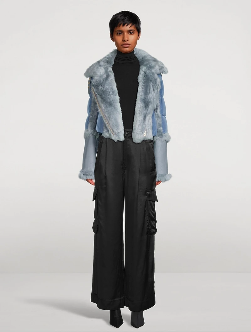 Montana Shearling Down Jacket