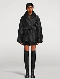 Priscilla Down Kimono Jacket