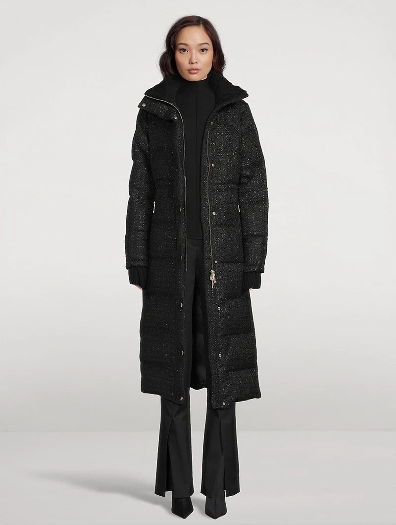 Dawn Down Tweed Coat