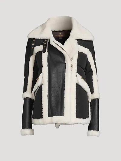 Garnier Shearling-Trimmed Down Jacket