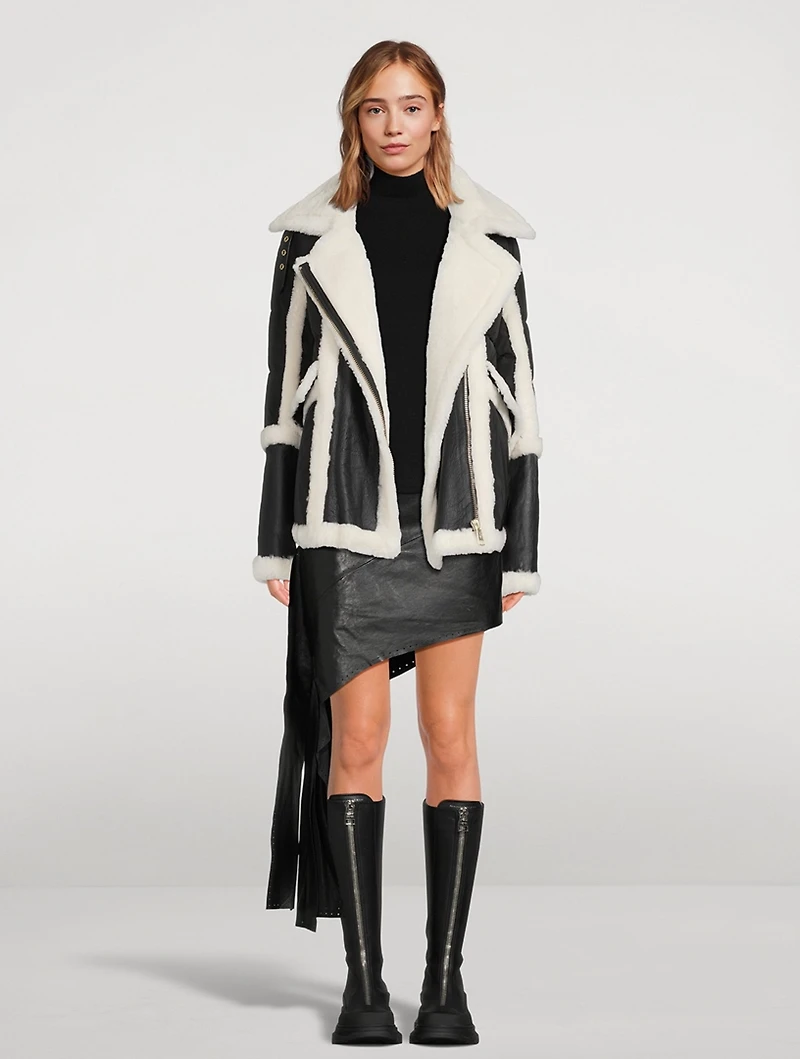 Garnier Shearling-Trimmed Down Jacket