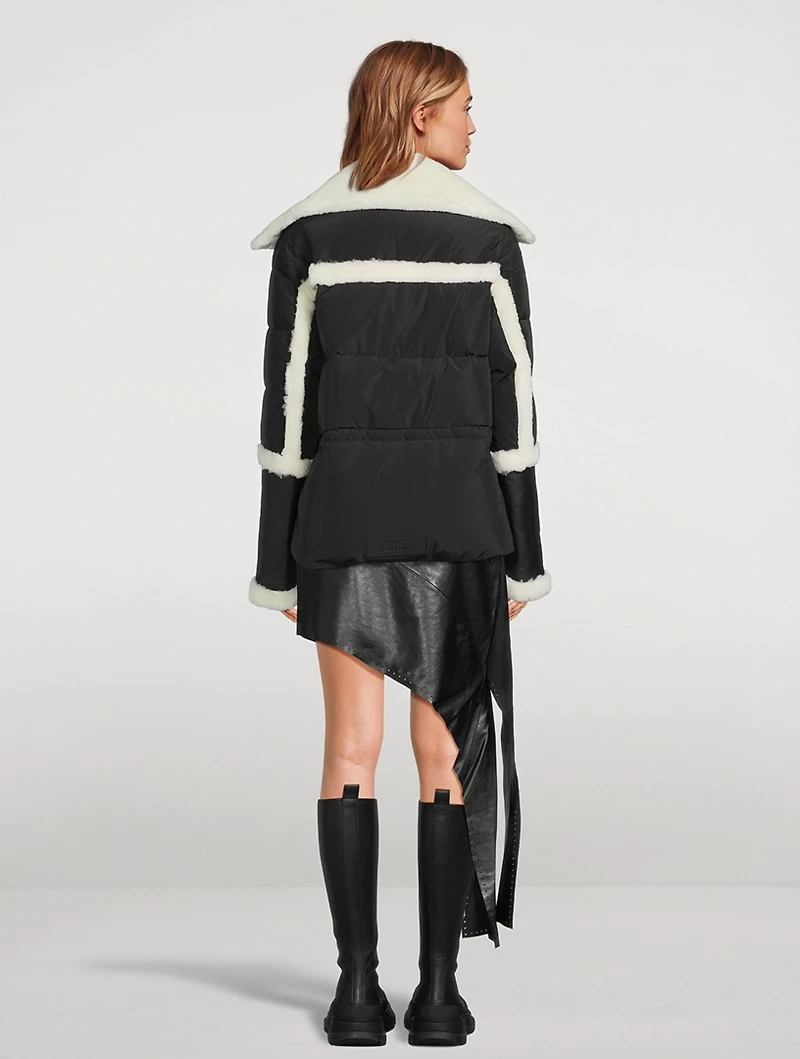 Garnier Shearling-Trimmed Down Jacket