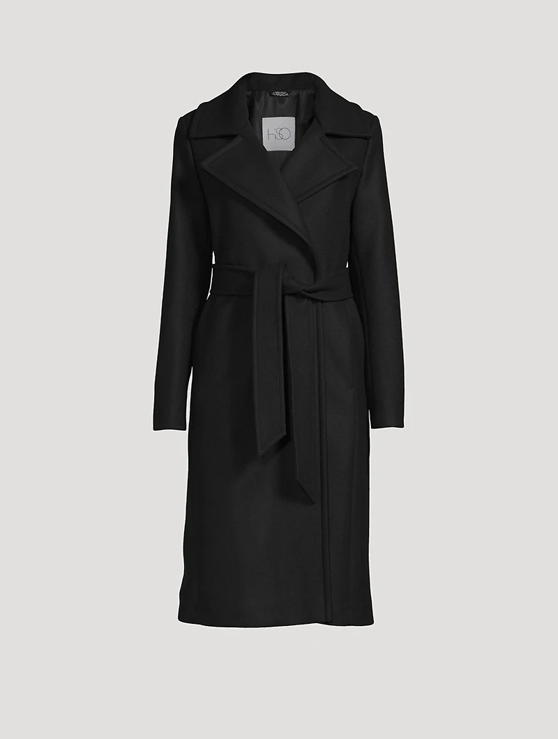 Belted Wool And Cashmere Trench Coat