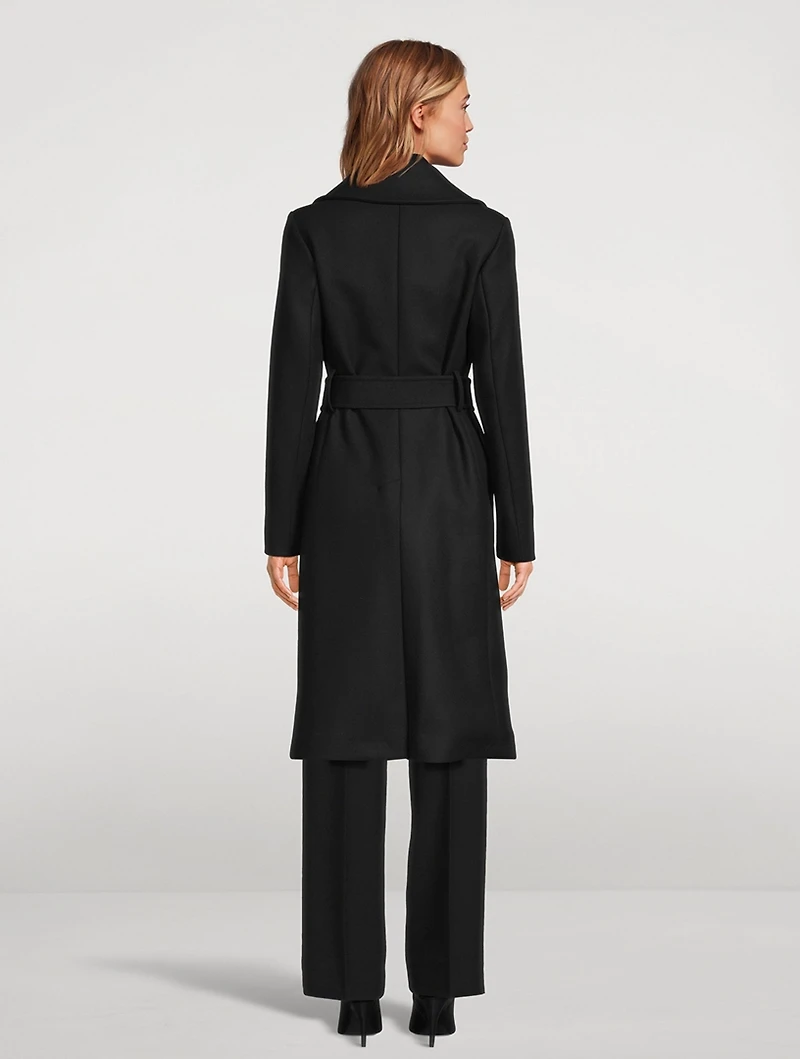 Belted Wool And Cashmere Trench Coat