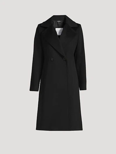 Double-Breasted Wool Coat
