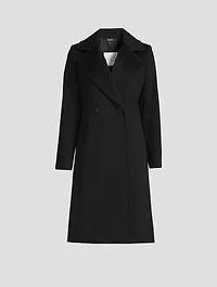 Double-Breasted Wool Coat