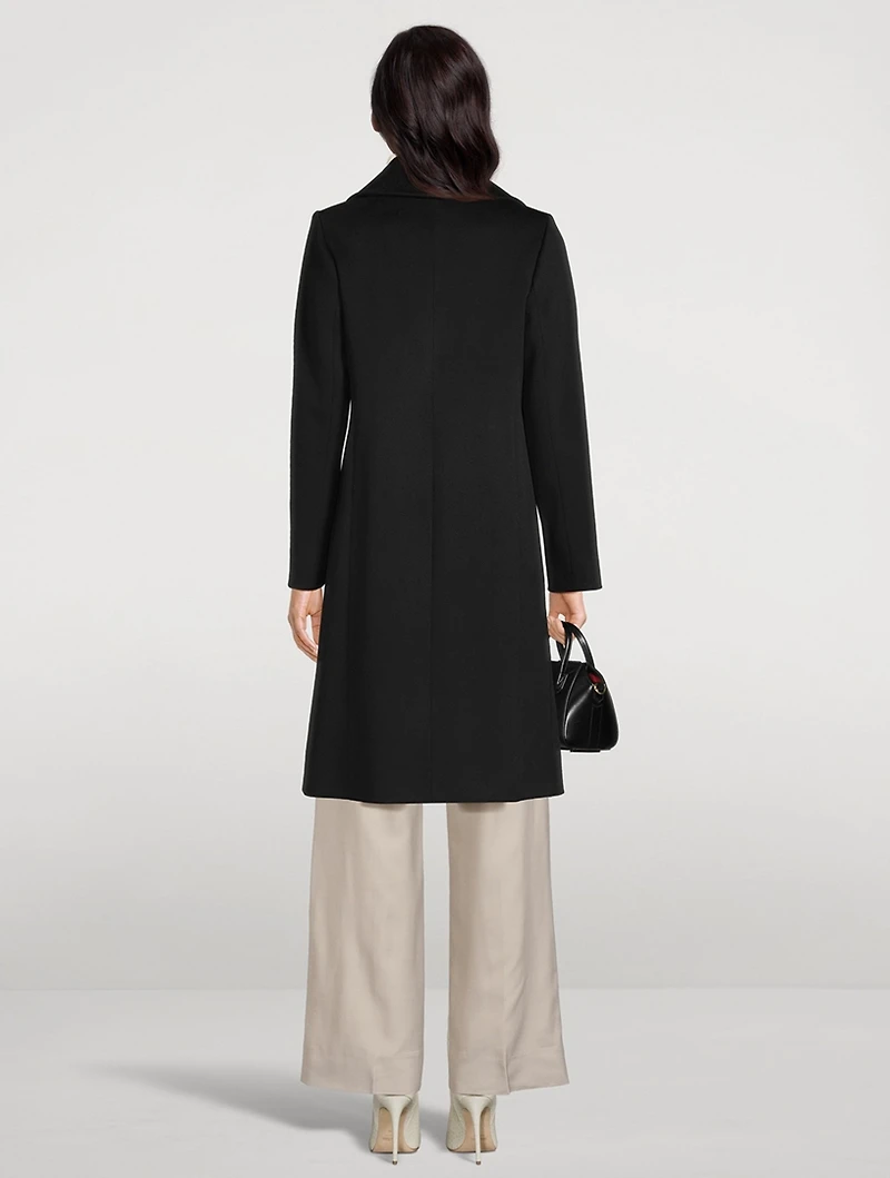 Double-Breasted Wool Coat