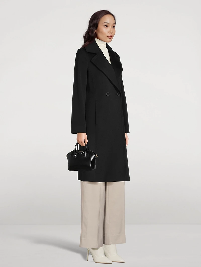 Double-Breasted Wool Coat