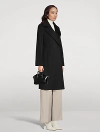 Double-Breasted Wool Coat