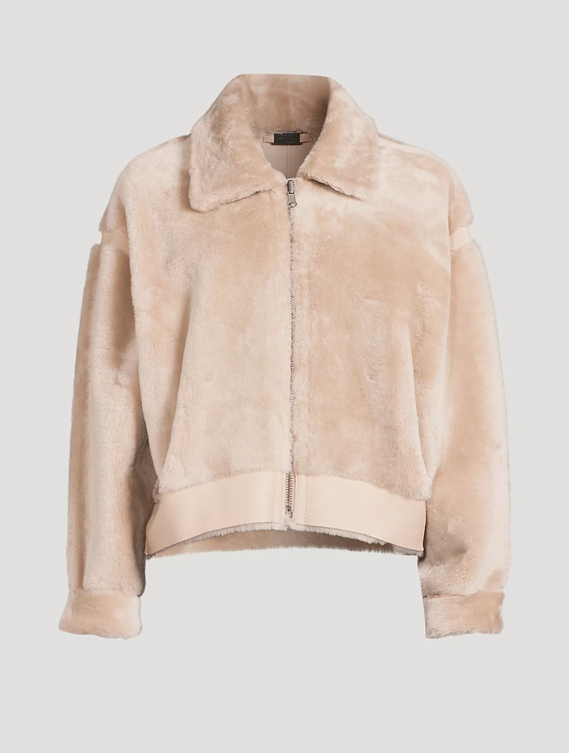 Gaia Reversible Shearling Jacket