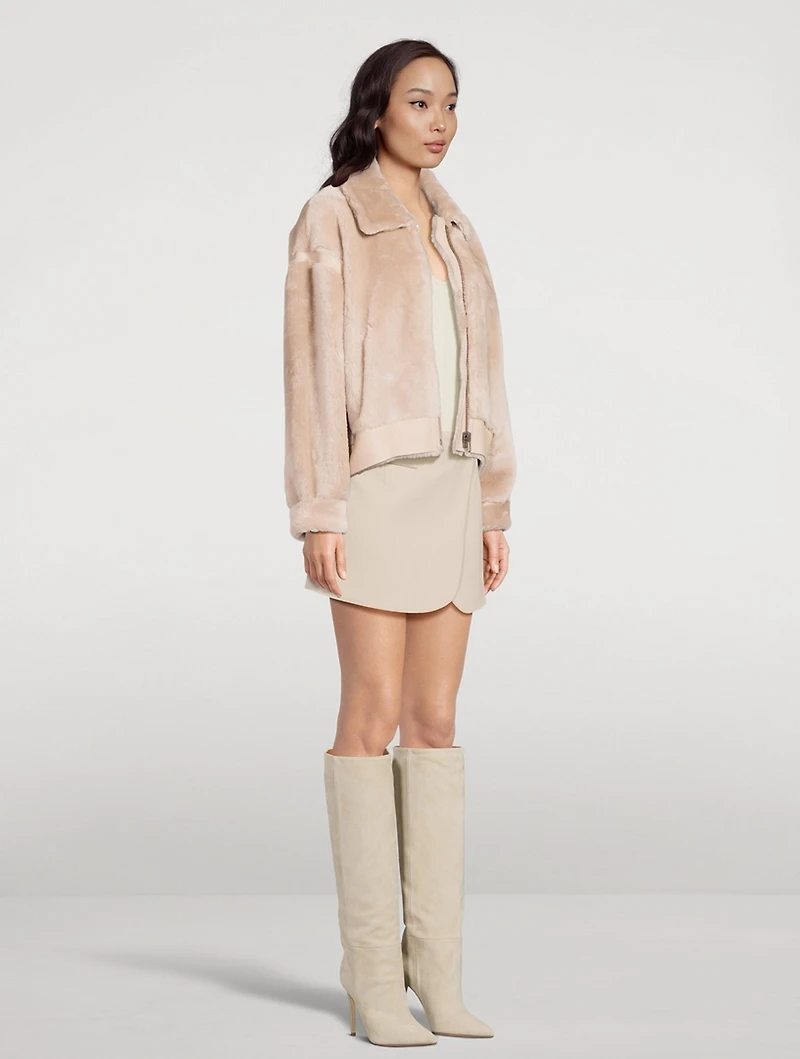 Gaia Reversible Shearling Jacket