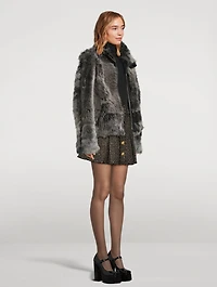 Hope Reversible Shearling Suede Jacket