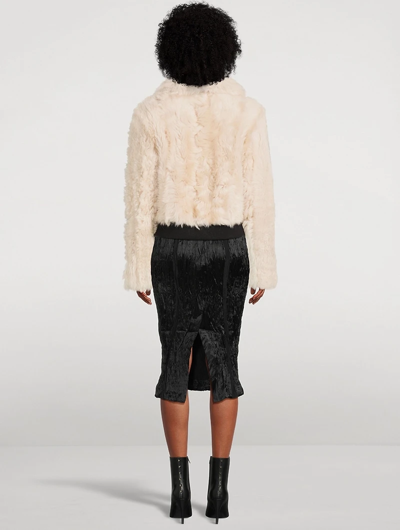 Parma Leather-Trimmed Shearling Jacket