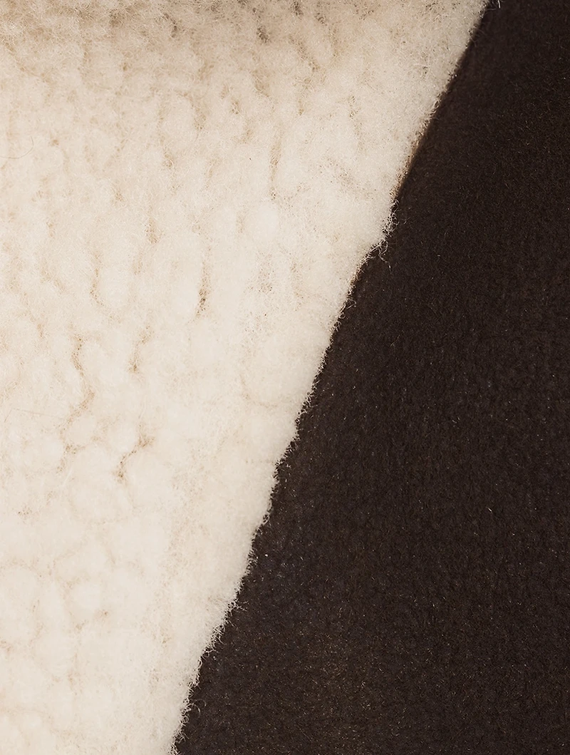 Zira Reversible Leather Shearling Coat