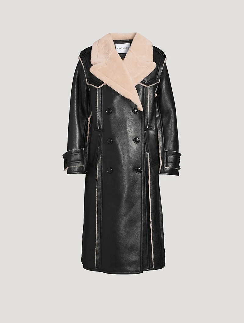 Frankie Faux Shearling Coat