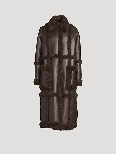 Patrice Faux Shearling Coat