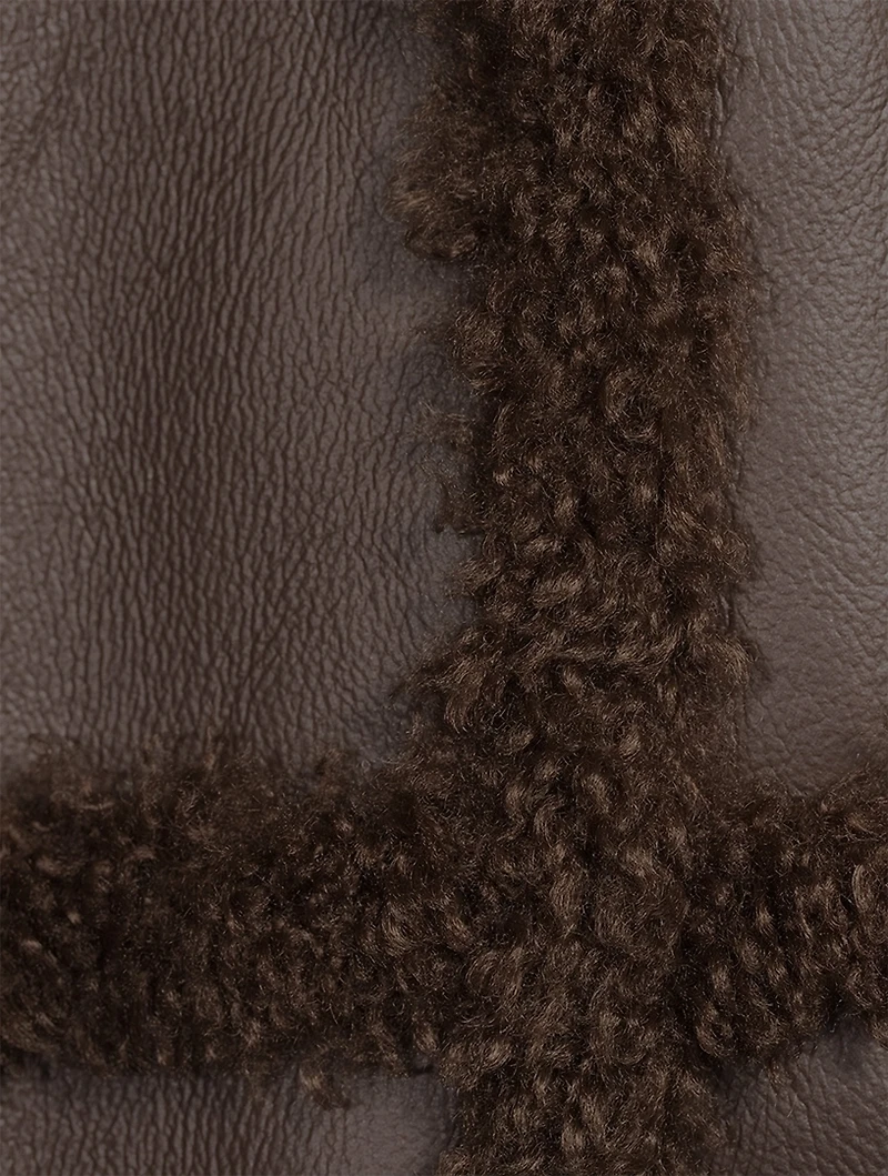 Patrice Faux Shearling Coat