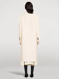 Essa Double-Breasted Wool-Blend Coat