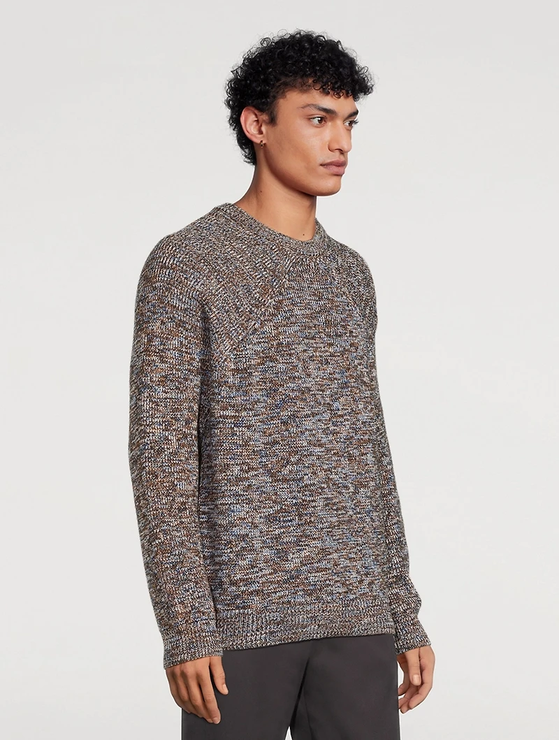 Wool And Organic Cotton Crewneck Sweater