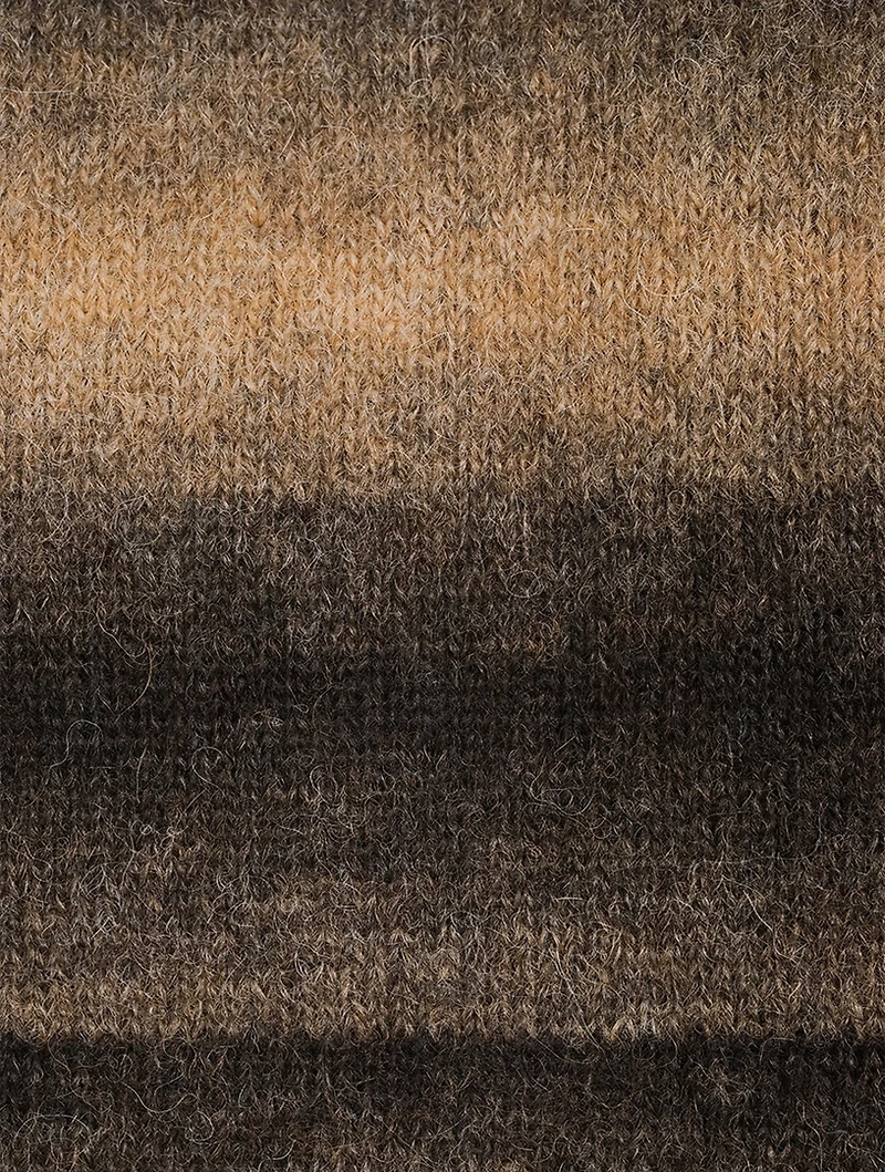 Alpaca-Blend Ombre Stripe Sweater