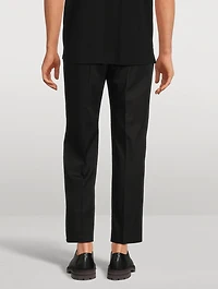 Cotton Twill Double-Pleat Pants