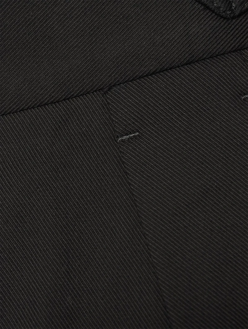 Cotton Twill Double-Pleat Pants