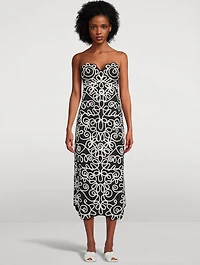 Stella Strapless Midi Dress