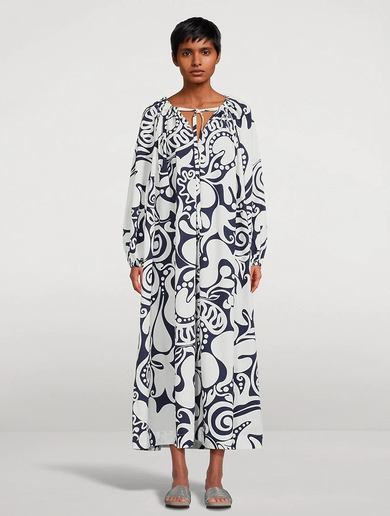 Salma Printed Maxi Dress