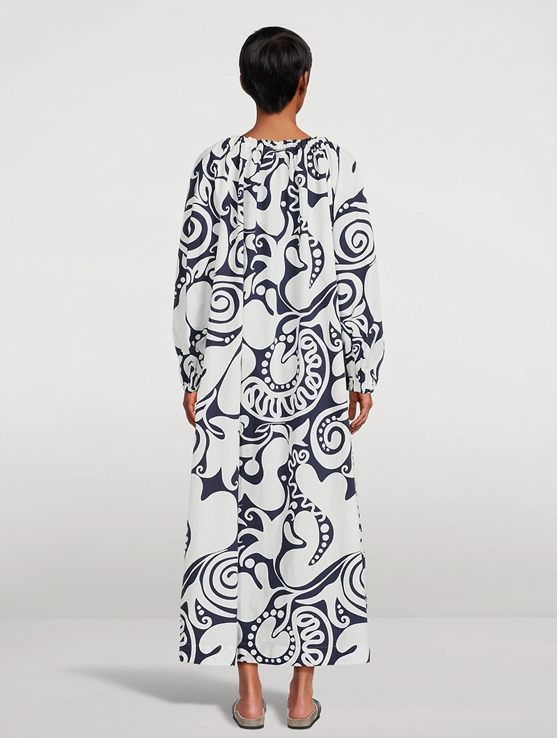 Salma Printed Maxi Dress