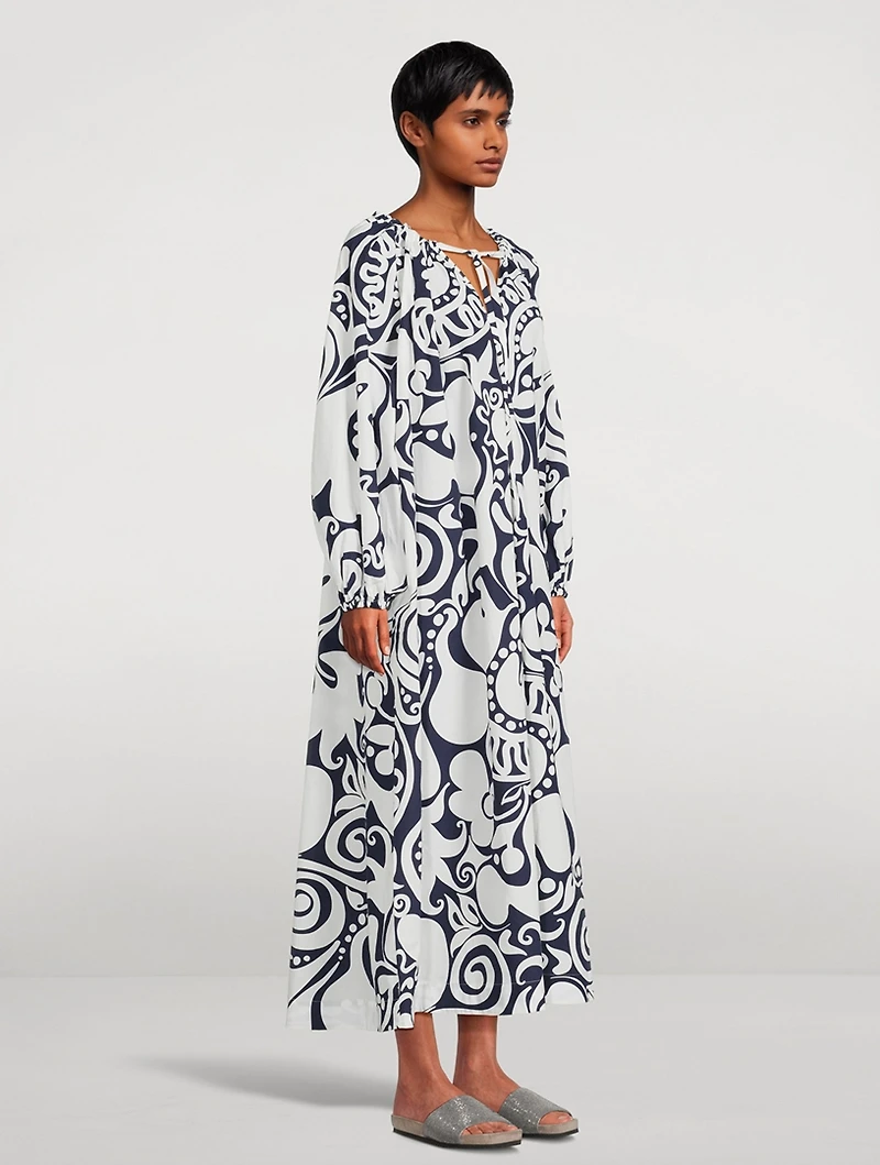 Salma Printed Maxi Dress