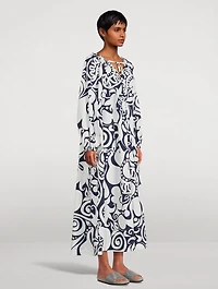 Salma Printed Maxi Dress