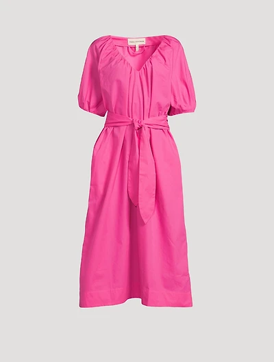 Alora Organic Cotton Cocoon Midi Dress