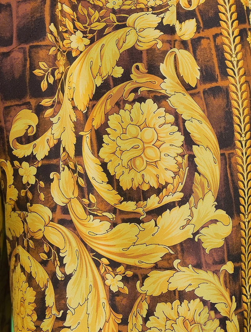 Baroccodile Silk Shorts