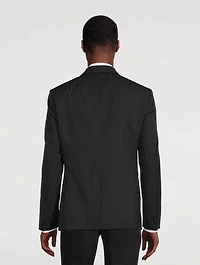 Croc-Effect Jacquard Jacket