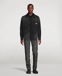 Croc Jacquard Straight-Leg Jeans