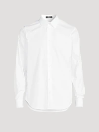 Cotton Poplin Tailored Shirt