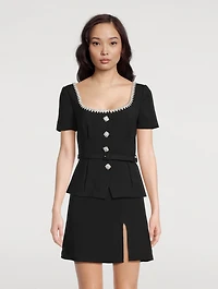 Bonded Crepe Top